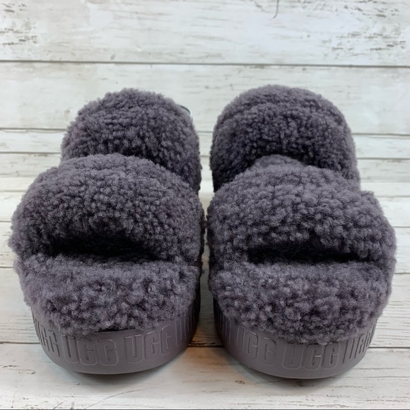 UGG Oh Flufflita Platform Sandals Slippers - Picture 4 of 14